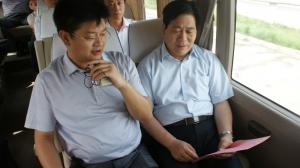 2012年6月省委***部常務副部長孟令峰一行蒞臨視察工作